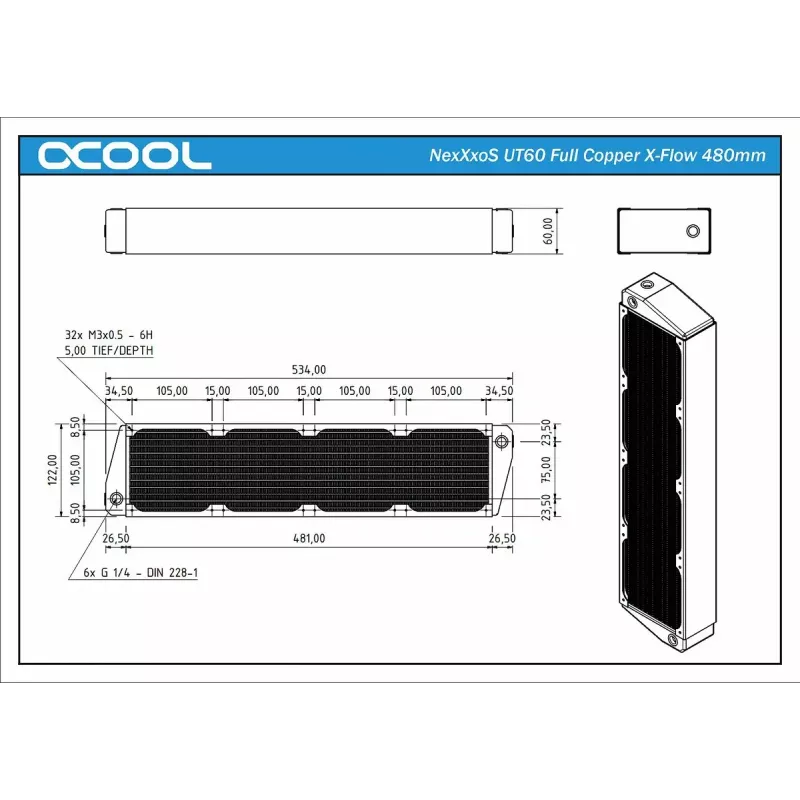 Radiaator Alphacool NexXxoS UT60 1011667