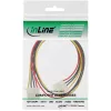 InLine toitekaabli pikendusjuhe 4pin isane / emane 0,30m