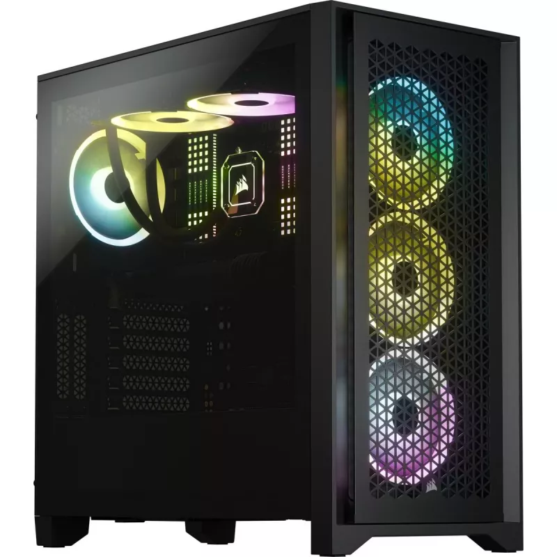 CORSAIR kesktorni korpus - Icue 4000d RGB Airflow - must