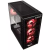PC-korpus Kolink Observatory Y AMD SE ARGB Midi Tower must, läbipaistev