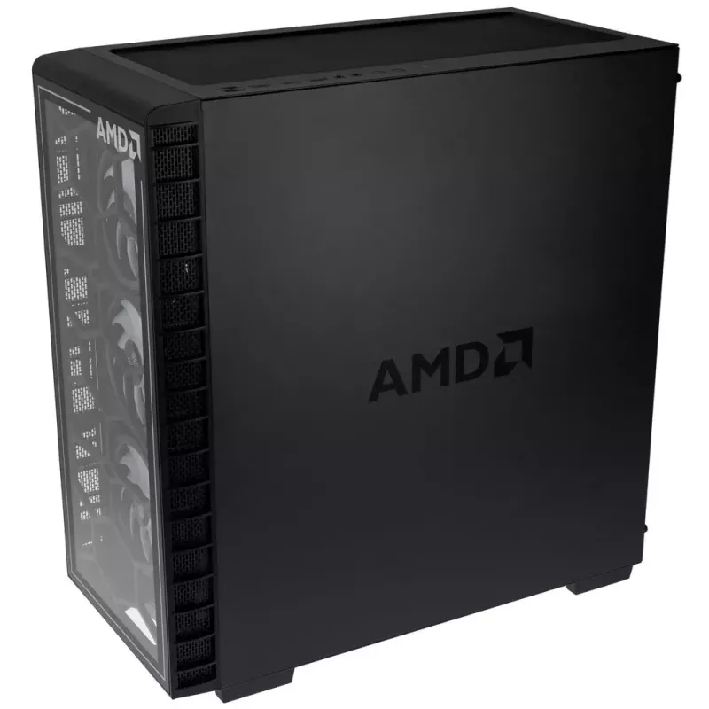 PC-korpus Kolink Observatory Y AMD SE ARGB Midi Tower must, läbipaistev