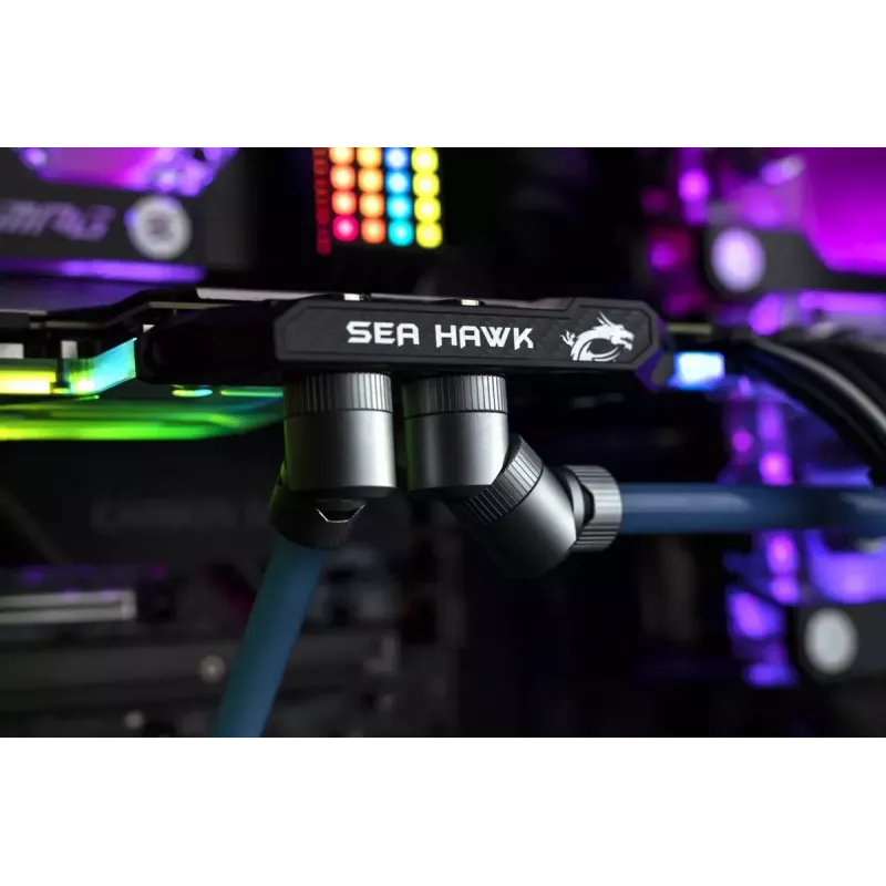 Liitmik EK Water Blocks STC 10/13 messing titaan 19 mm kõrgus 2 cm läbimõõt