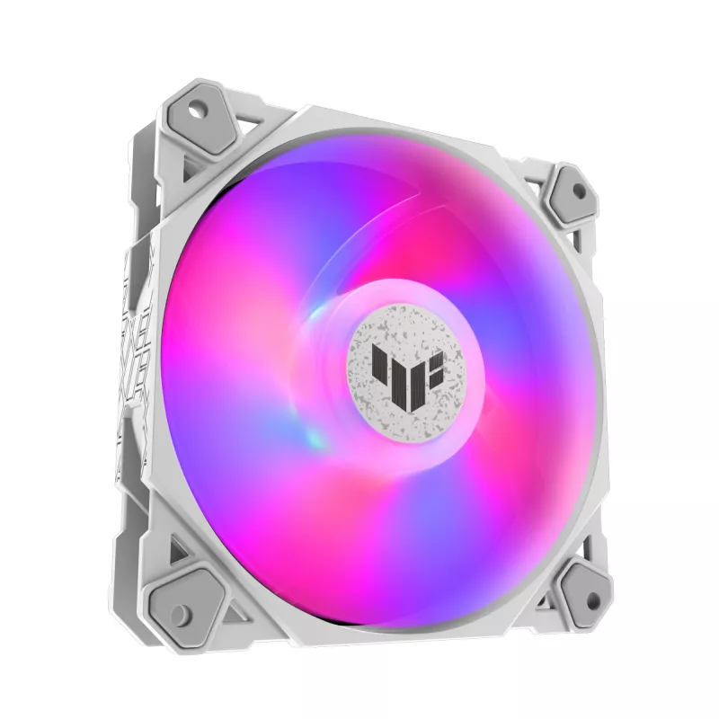 ASUS TUF GAMING TF120 ARGB Valge EDITION Arvutikorpus Õhkjahuti 12 cm 1 tk