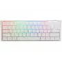 Ducky One 3 Mini Pure White klaviatuur mängimiseks USB Saksa mehaaniline RGB