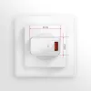 Axagon ACU-QC19W seinadapter 1x QC3.0/AFC/FCP/SMART 19W valge