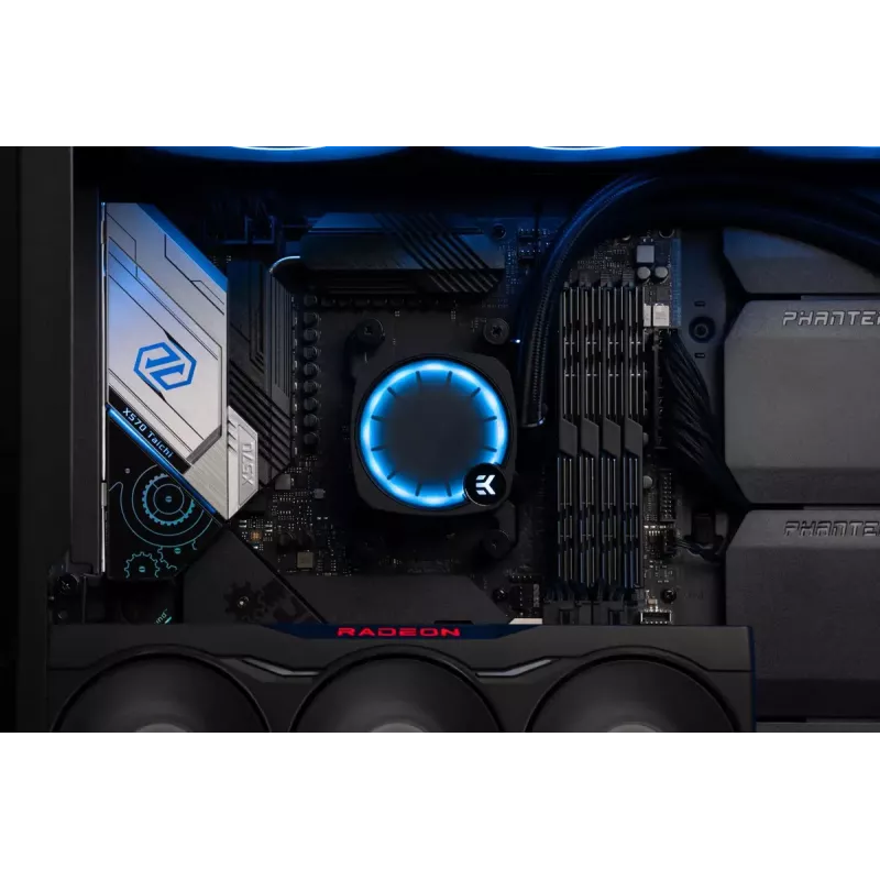 Vedelikjahuti EK Water Blocks Nucleus AIO CR360 Lux D-RGB 12 cm Must