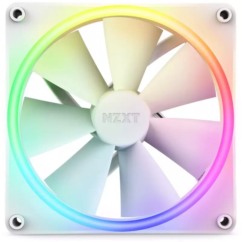 Fan NZXT F120 RGB DUO 12 cm Valge 500-1800 RPM 2.42 mmH2O