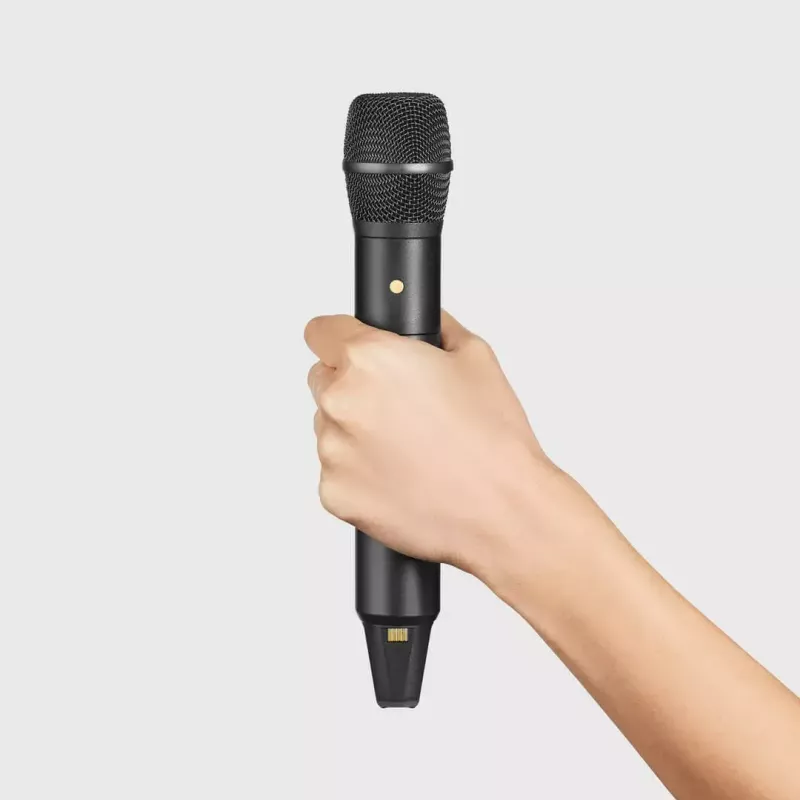 Käeshoitav kondensaatormikrofon RØDE Interview Pro — ringsuunaline, 48 kHz/32-bitine, 32 GB, juhtmevaba, kuni 200 m, must