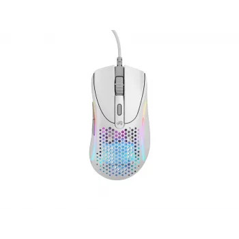 Glorious Gaming Glorious Model D 2 Wired - Matt valge, paremakäeline, optiline, USB Type-A, 26000 DPI, valge