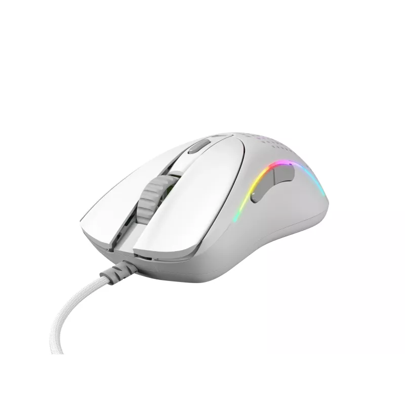 Glorious Gaming Glorious Model D 2 Wired - Matt valge, paremakäeline, optiline, USB Type-A, 26000 DPI, valge