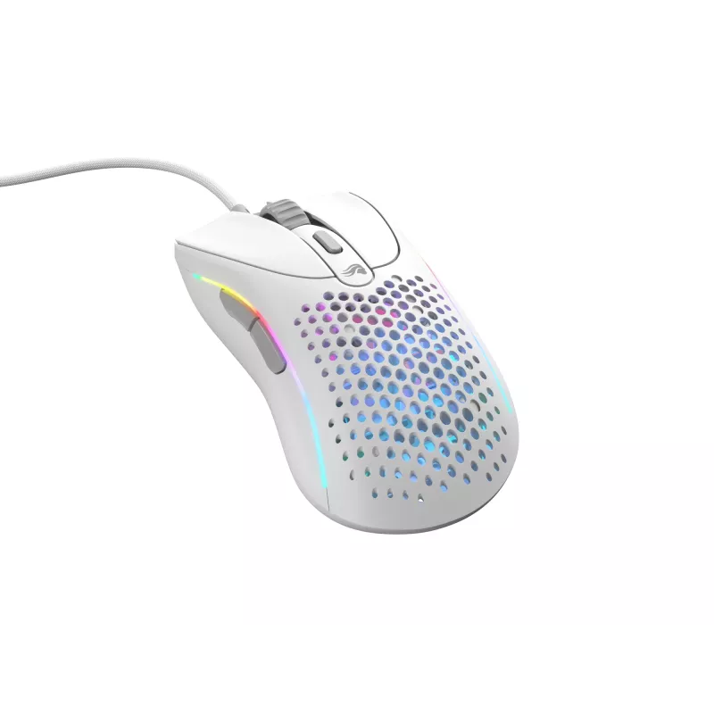 Glorious Gaming Glorious Model D 2 Wired - Matt valge, paremakäeline, optiline, USB Type-A, 26000 DPI, valge