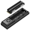 GrauGear G-M205-20G-F dokkjaam M.2 NVMe/NGFF SSD jaoks, USB 3.2 Gen 2x2 Type-C, 20 Gbps, must