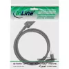 InLine DisplayPort 1.4 kaabel, 8K4K, allapoole suunatud nurk, must/kuldne, 3m