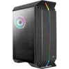 Aerocool GLADIATOR DUO ATX-mängukorpus 3x ARGB 12 cm ventilaatorit, miditorn, arvuti, must, ATX, micro ATX, Mini-ITX, ABS, SPCC, mängimine