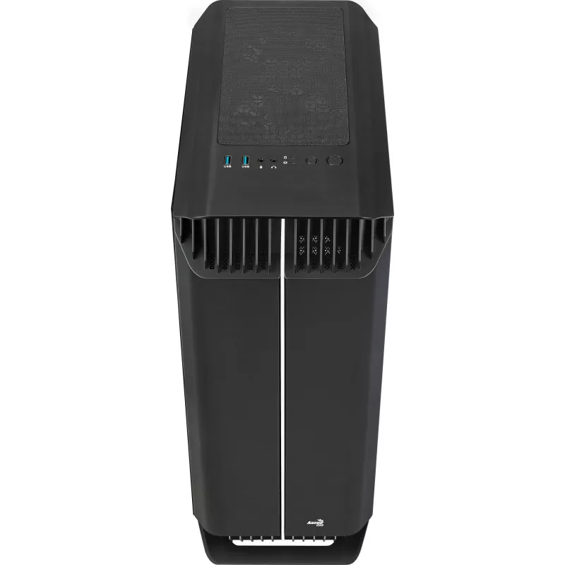 Aerocool GLADIATOR DUO ATX-mängukorpus 3x ARGB 12 cm ventilaatorit, miditorn, arvuti, must, ATX, micro ATX, Mini-ITX, ABS, SPCC, mängimine