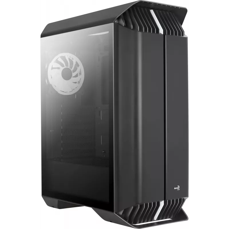 Aerocool GLADIATOR DUO ATX-mängukorpus 3x ARGB 12 cm ventilaatorit, miditorn, arvuti, must, ATX, micro ATX, Mini-ITX, ABS, SPCC, mängimine