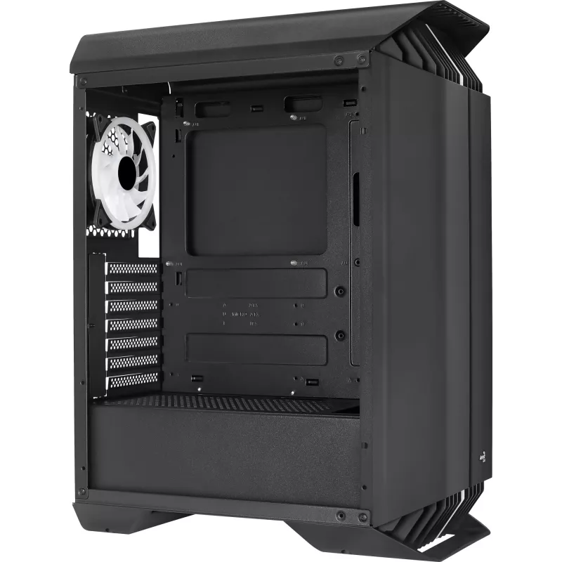 Aerocool GLADIATOR DUO ATX-mängukorpus 3x ARGB 12 cm ventilaatorit, miditorn, arvuti, must, ATX, micro ATX, Mini-ITX, ABS, SPCC, mängimine