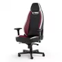 Mängutool noblechairs LEGEND polsterdatud istmega Must Punane Valge 150 kg