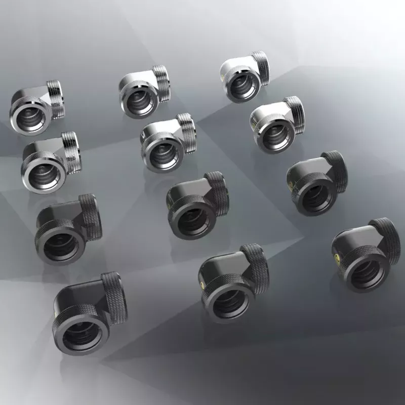 Liitmik RAIJINTEK PELIAS messingust must 23 mm x 23 mm x 33 mm