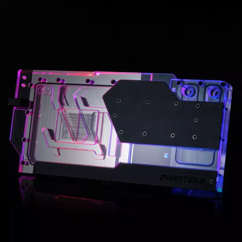 Water block + Backplate Phanteks Glacier G40 Acrylic Copper Must Transparent