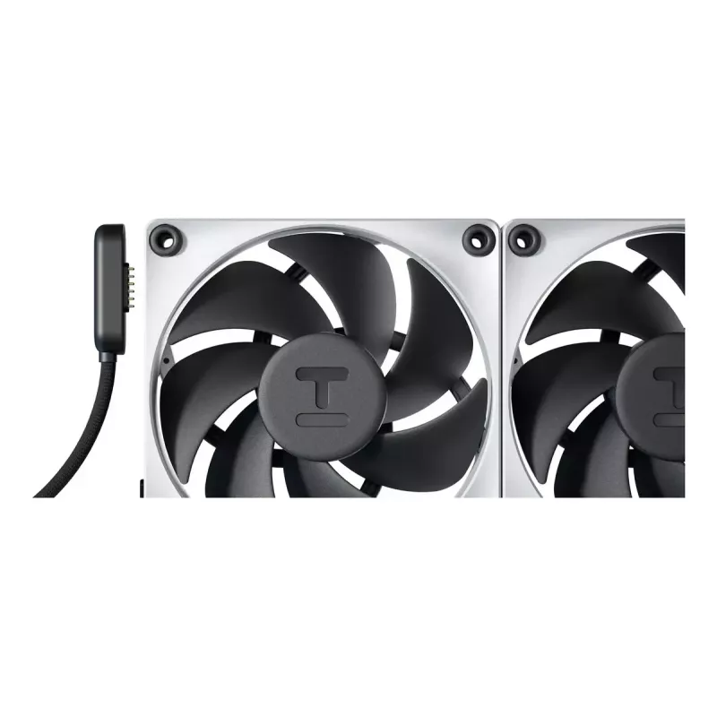 Ventilaator HYTE THICC FP12 12 cm Must Valge 3000 RPM