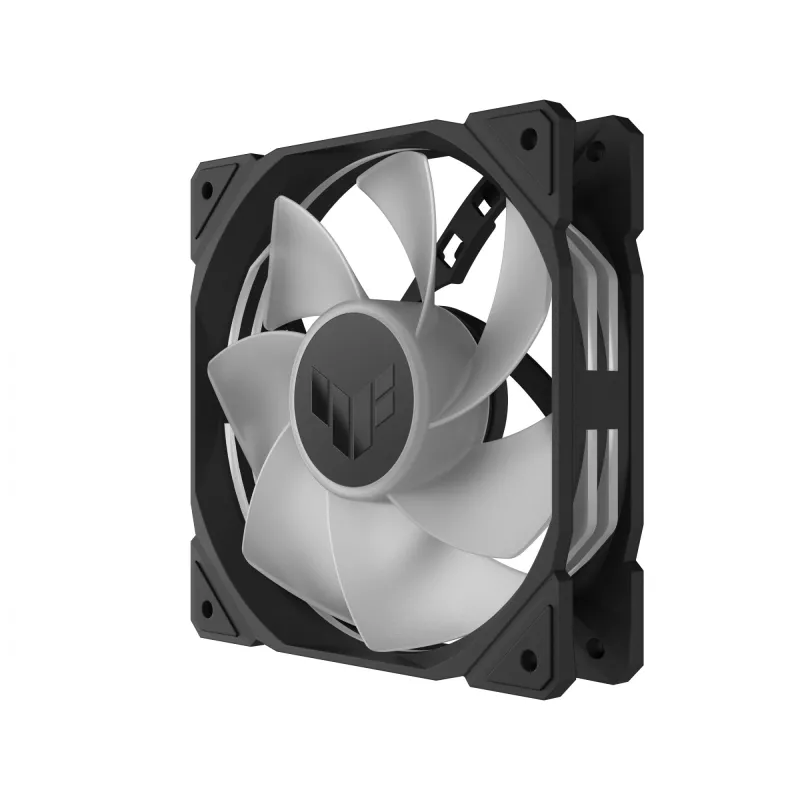 Ventilaator ASUS TUF Gaming TR120 ARGB Reverse Triple Pack — 3×120 mm, 2200 RPM, PWM, 2,75 mmH2O, 16 LED-i, must