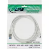 InLine patch-kaabel S/FTP PiMF Cat.6A halogeenivaba 500MHz valge 0.5m