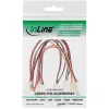 InLine ventilaatori adapterkaabel Y-kaabel 3-pin Molex emane / 6x 3-pin Molex isane