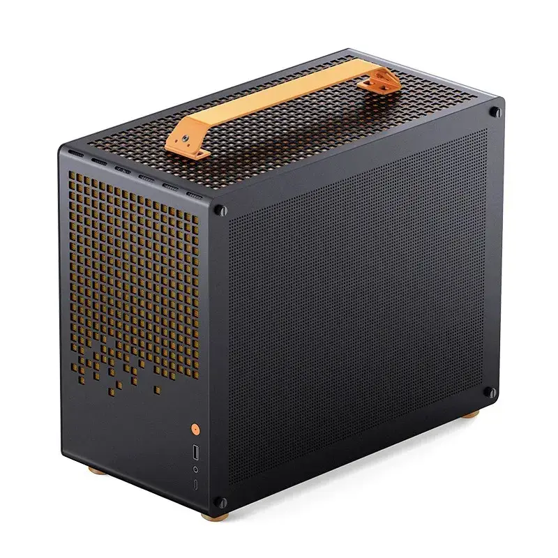 Arvutikorpus JONSPLUS MATX Handle Case Z20 - Must-Oranž