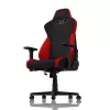 Mängutool Nitro Concepts S300 riidest istmega, reguleeritav kõrgus 128–140 cm, seljatoe laius 56 cm, riidest iste (must/punane)