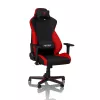 Mängutool Nitro Concepts S300 riidest istmega, reguleeritav kõrgus 128–140 cm, seljatoe laius 56 cm, riidest iste (must/punane)