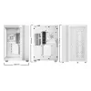 PC case be quiet! LIGHT BASE 600 LX Valge Midi Tower — ATX, külgaken, ARGB esiosa, USB-C, toetab 360 mm radiaatorit