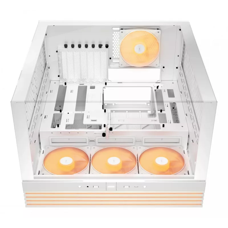 PC case be quiet! LIGHT BASE 600 LX Valge Midi Tower — ATX, külgaken, ARGB esiosa, USB-C, toetab 360 mm radiaatorit