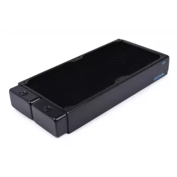 Radiaator Alphacool 14441 messing vask teras must 144mm 314.5mm 45mm
