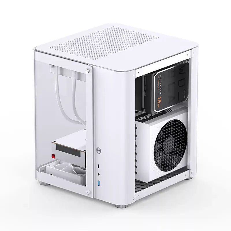 PC Case Jonsbo TK-1 2.0 Mini Tower Valge