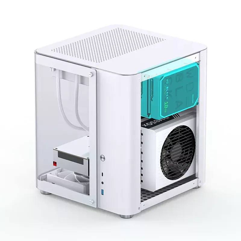 PC Case Jonsbo TK-1 2.0 Mini Tower Valge