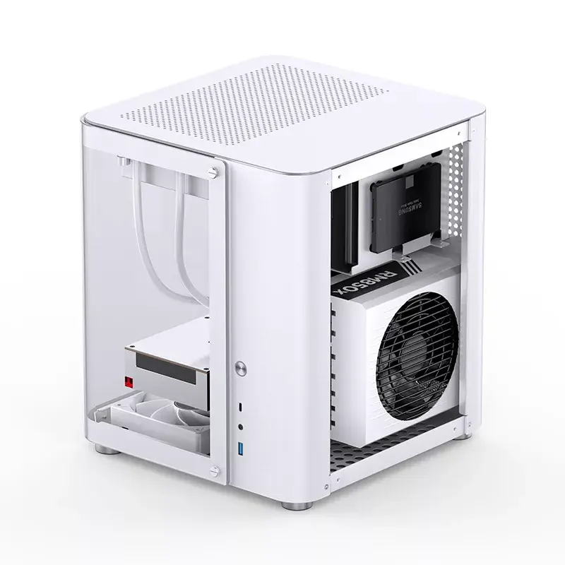 PC Case Jonsbo TK-1 2.0 Mini Tower Valge