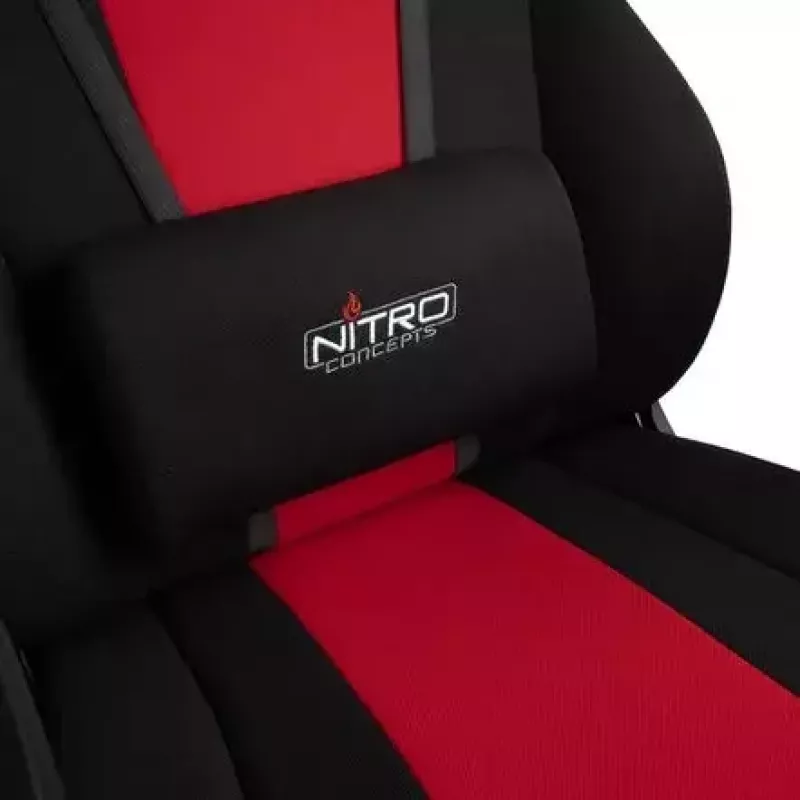 Polsterdatud iste Nitro Concepts E250 Must Red Height adjustable