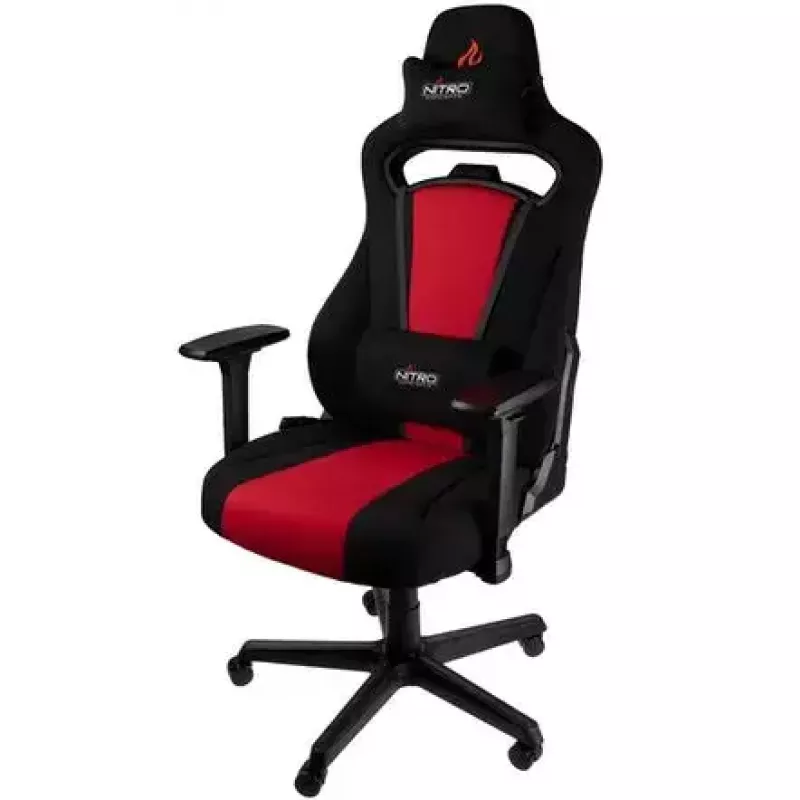 Polsterdatud iste Nitro Concepts E250 Must Red Height adjustable