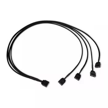 RGB jaoturkaabel Alphacool 18712 5V Must 600mm