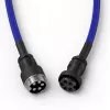 Keerdunud USB-kaabel GLORIOUS mehaanilistele klaviatuuridele, GMMK koobaltsinine GLO-KB-ACC-CBL-COIL-CBLU