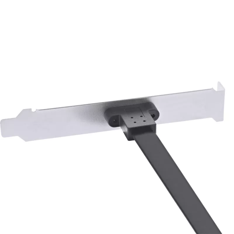 InLine PCI-pesa kronstein, USB-C USB 3.2 esipaneeli Key-A sisemine, 0,3 m