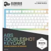 Glorious GMMK ABS Doubleshot V2 USA Base Kit klahvikatted, valged