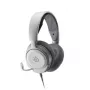 Peakomplekt STEELSERIES Arctis Nova 1 juhtmega 3,5 mm, binauraalne, valge, 1,2 m kaabel, eemaldatav, poom-mikrofon