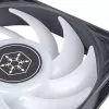Ventilaator Silverstone VISTA 120 ARGB 12 cm must 2000 RPM FDB