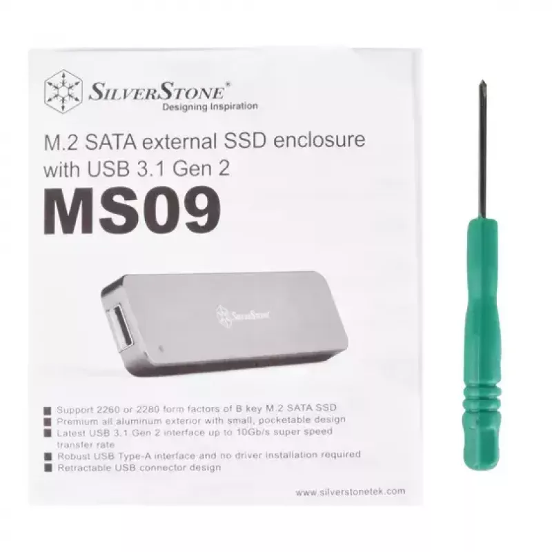 SSD korpus Silverstone MS09