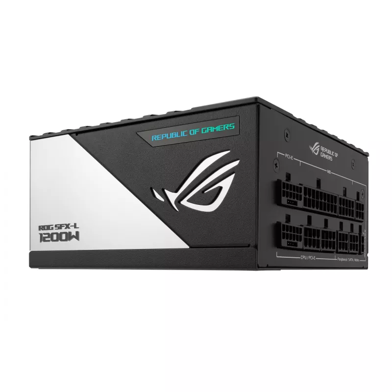 ASUS ROG -LOKI-1200T-SFX-L-GAMING toiteplokk 1200 W 20+4 pin ATX Must, Hõbedane