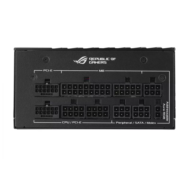 ASUS ROG -LOKI-1200T-SFX-L-GAMING toiteplokk 1200 W 20+4 pin ATX Must, Hõbedane