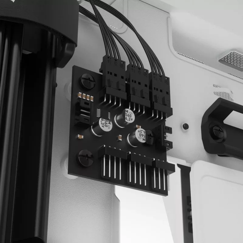 CORSAIR iCUE 5000X RGB – temperklaasiga keskmine ATX-arvuti korpus – valge