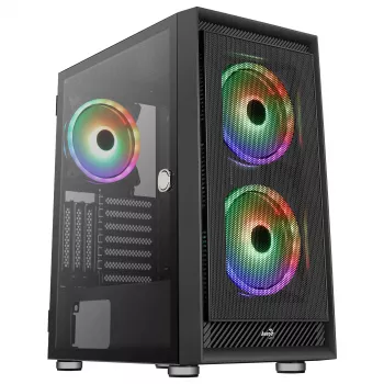 Aerocool GRAPHITEV3 arvutikorpus 3 ARGB 14 cm ventilaatoriga